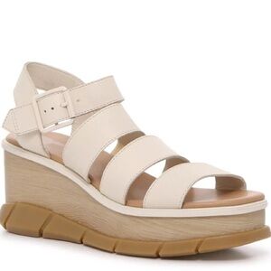 SOREL Cream Off White Joanie II Wedge Sandal